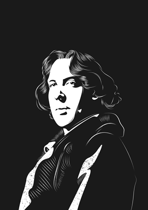 Illustration for Oscar Wilde book