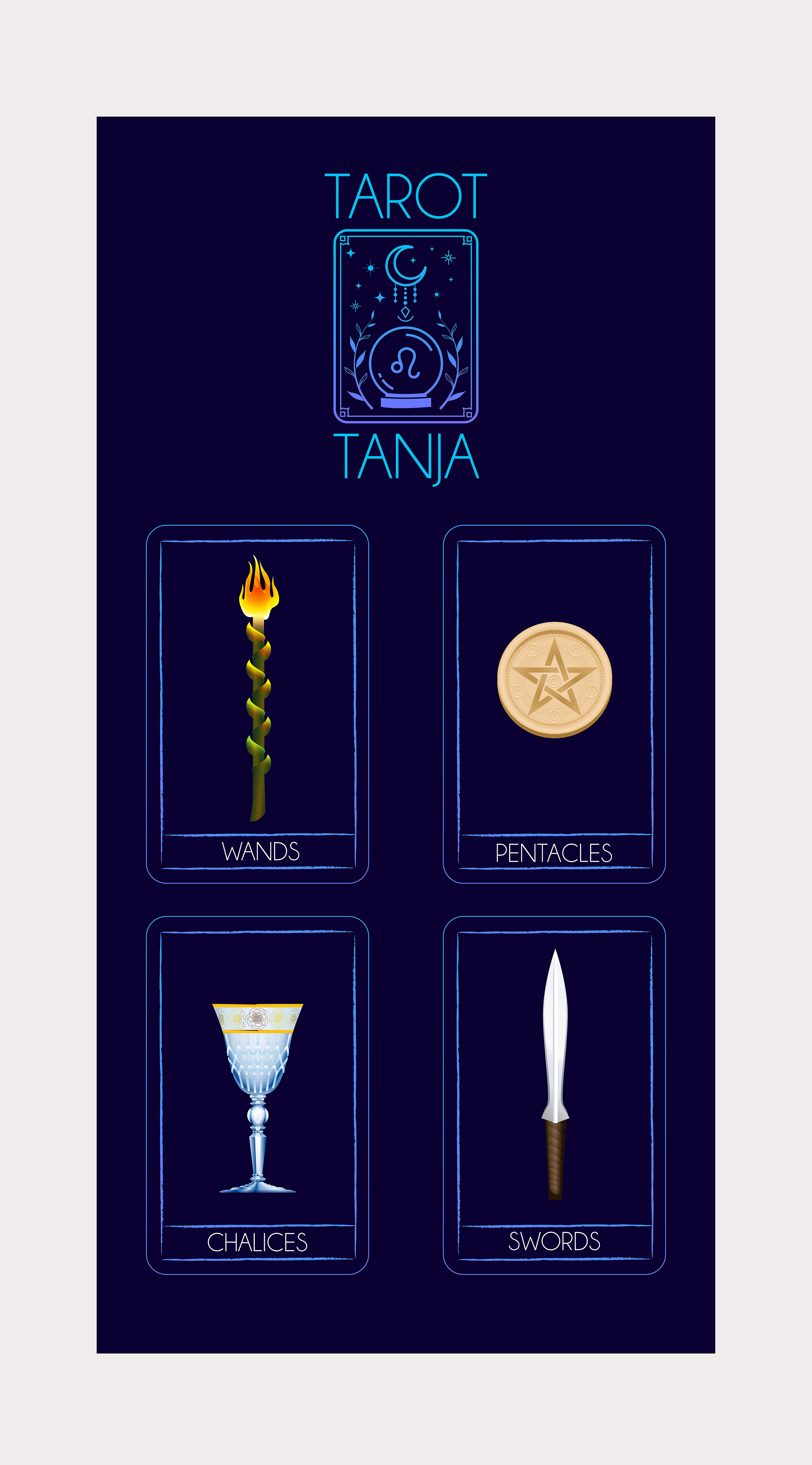 Design Graphique par SAMPA DUARI pour Tarot mit Tanja | Design #29566656