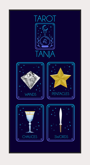 Graphic Design by SAMPA DUARI for Tarot mit Tanja | Design: #29567193