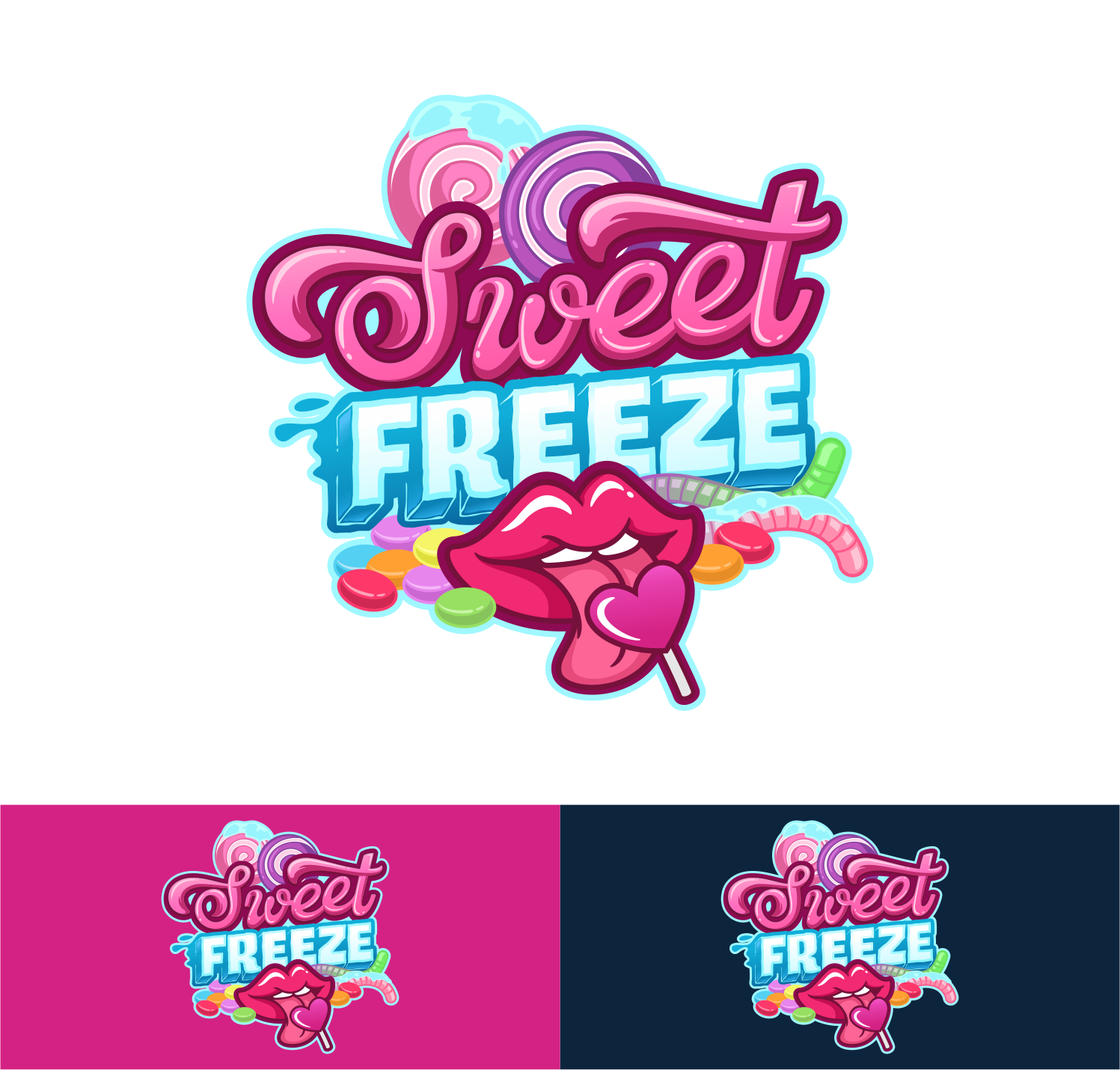 Logo Design by LUTNG. for Sweet Freeze Pty Ltd | Design #29605985