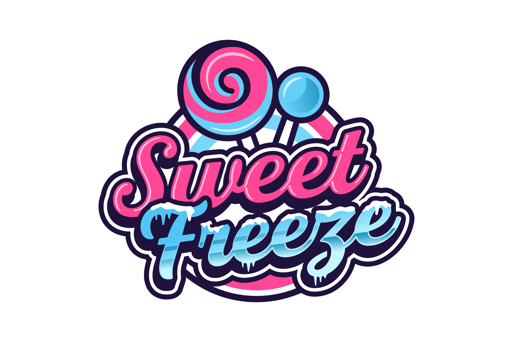 Logo Design by Aezakmi for Sweet Freeze Pty Ltd | Design #29597753