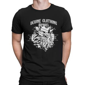 T-shirt Design by Monica Frieda for Divine clothing apparel  | Design: #29605329