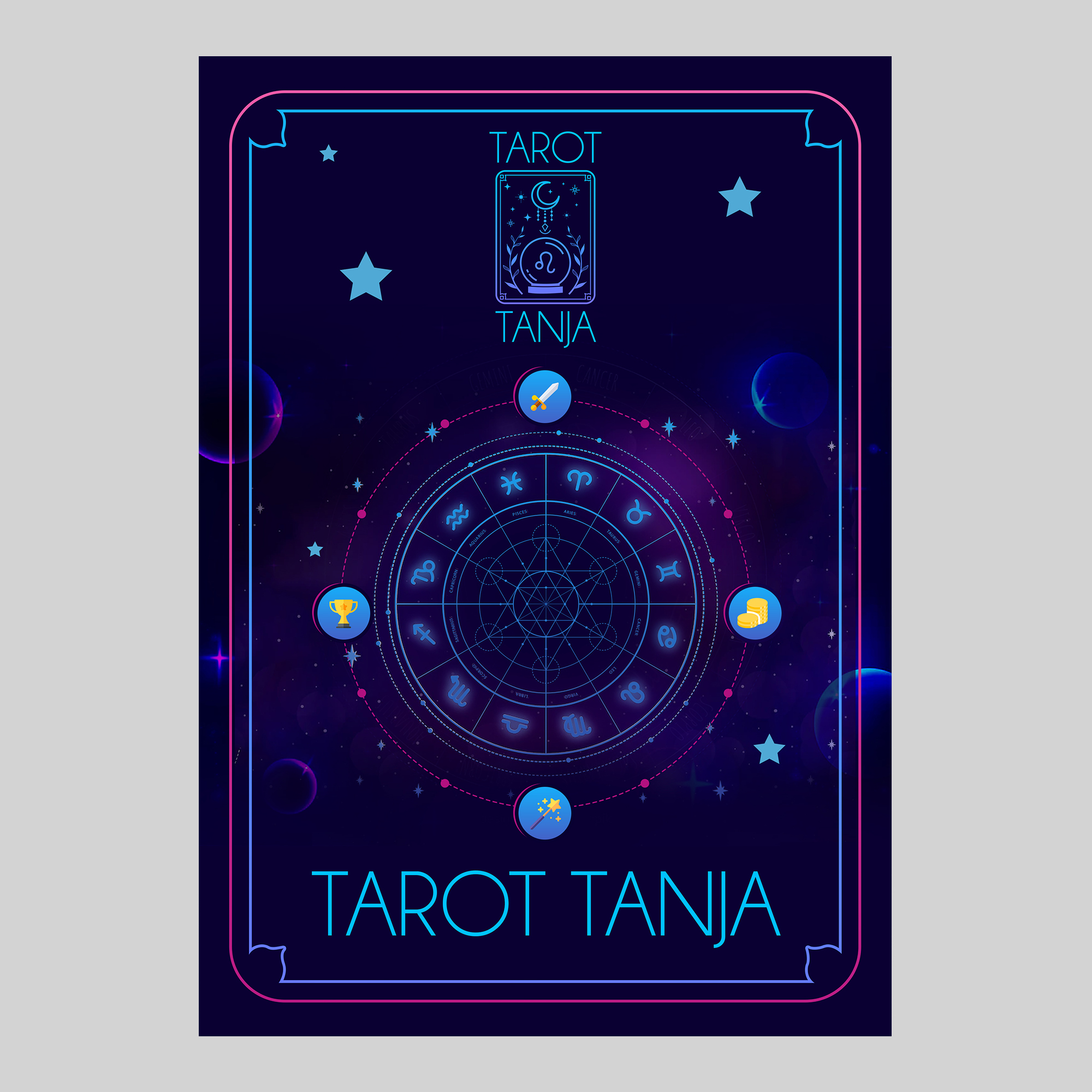 Graphic Design by debdesign for Tarot mit Tanja | Design #29575070