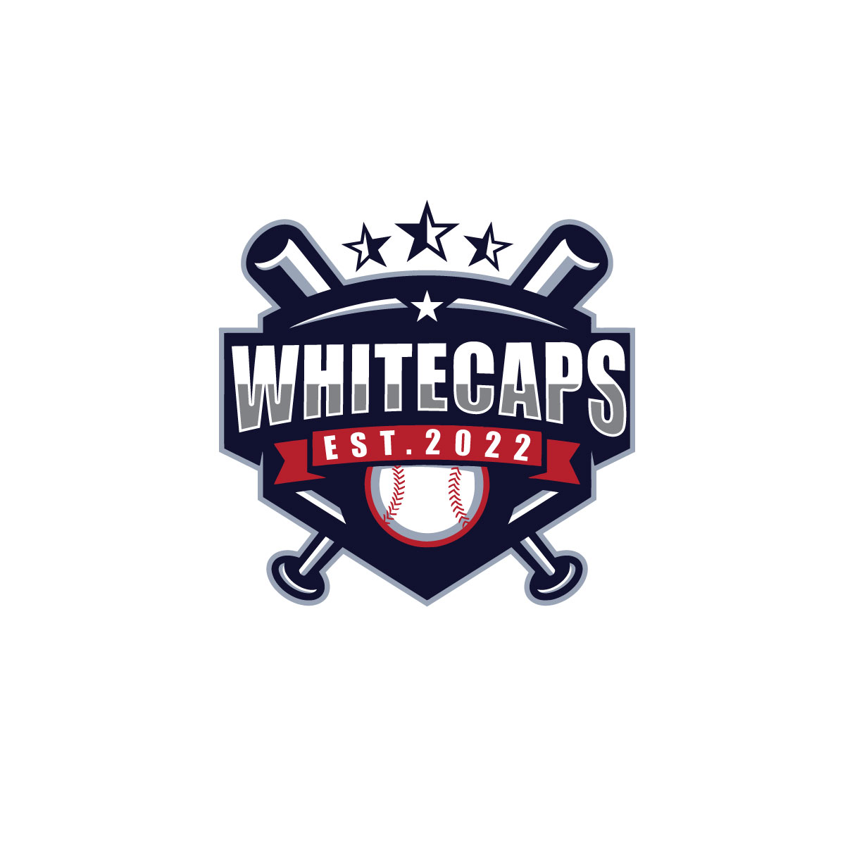 Logo Design by Rosalie... for Belle River Minor Baseball Association | Design #29578581