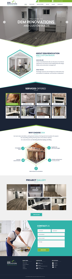 Web Design by Blue Sparrow for this project | Design: #29590335
