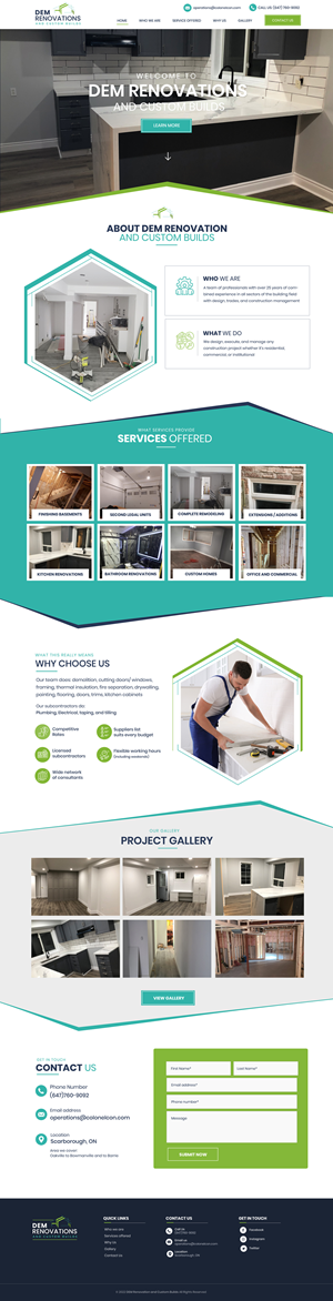 Web Design by Blue Sparrow for this project | Design: #29590336