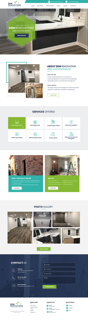 Web Design by Blue Sparrow for this project | Design: #29591130