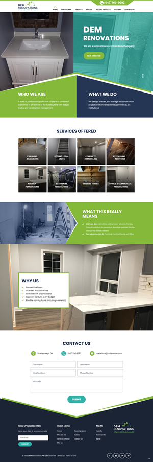 Web Design by pb for this project | Design #29593505