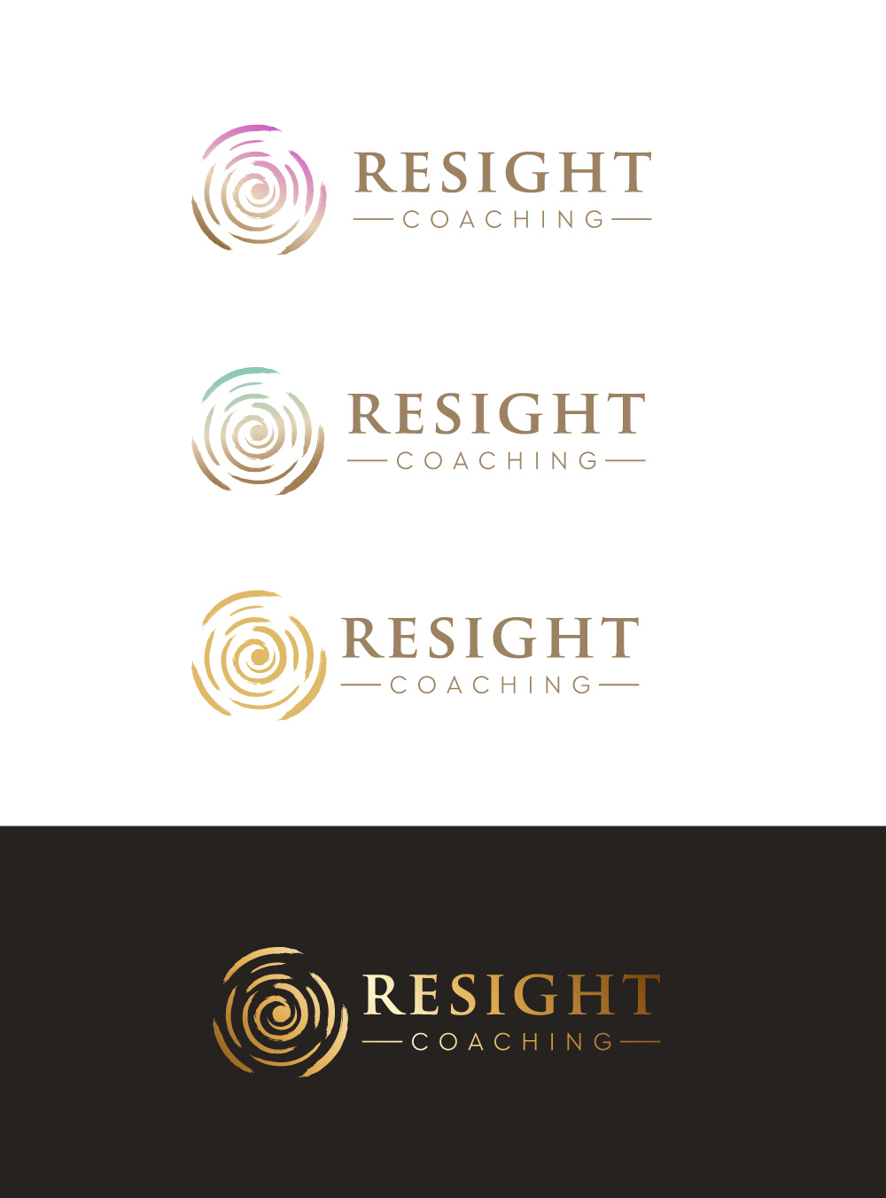 Logo Design by Cactus Designs for Resight Coaching | Design #29586909