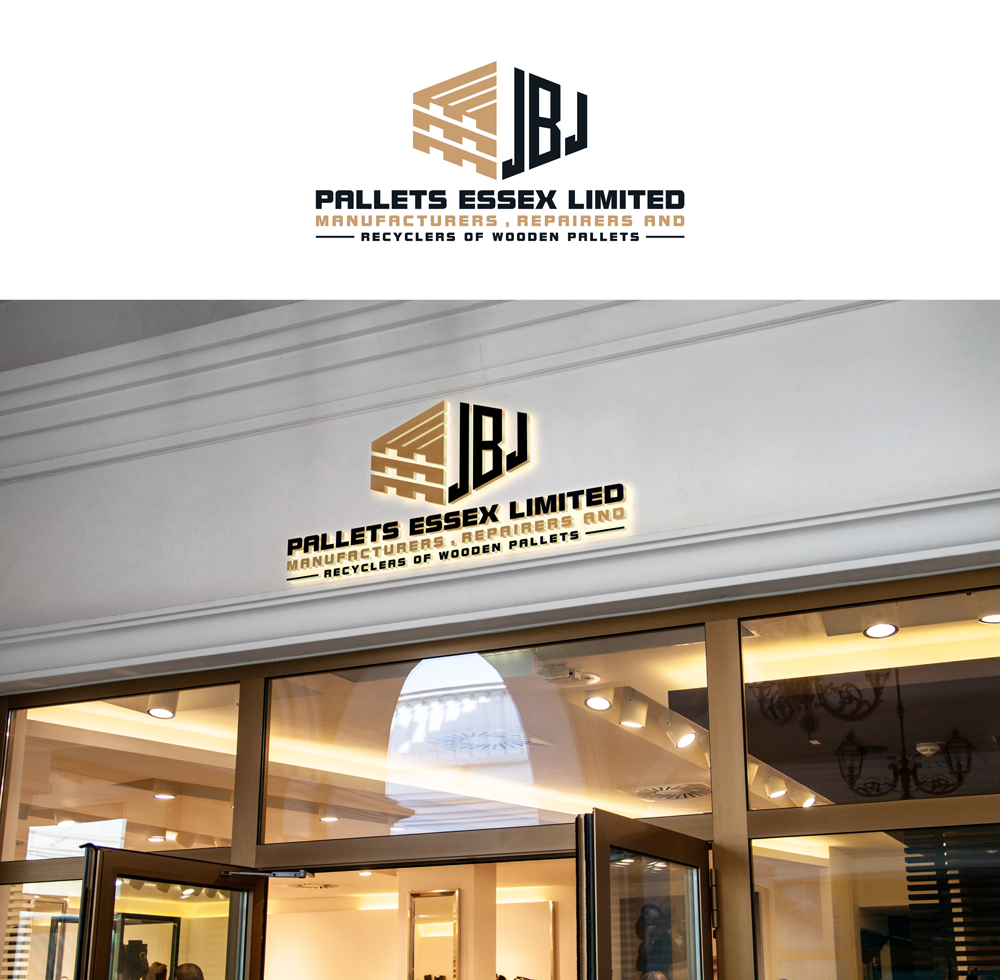 Logo Design by RA-bica for J B J Pallets Essex Limited | Design #29578330