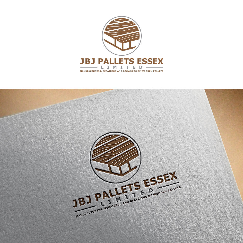 Logo Design by RA-bica for J B J Pallets Essex Limited | Design #29578331
