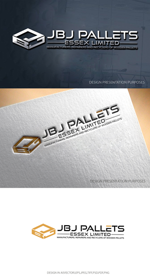 Logo Design by graphicevolution for J B J Pallets Essex Limited | Design: #29573394