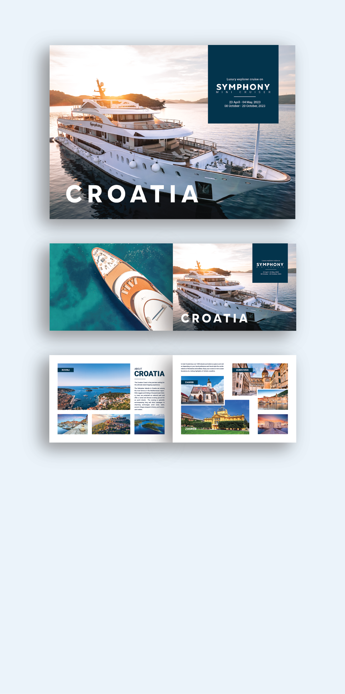 Brochure Design by Thanh La for Via Tours Croatia | Design #29608856