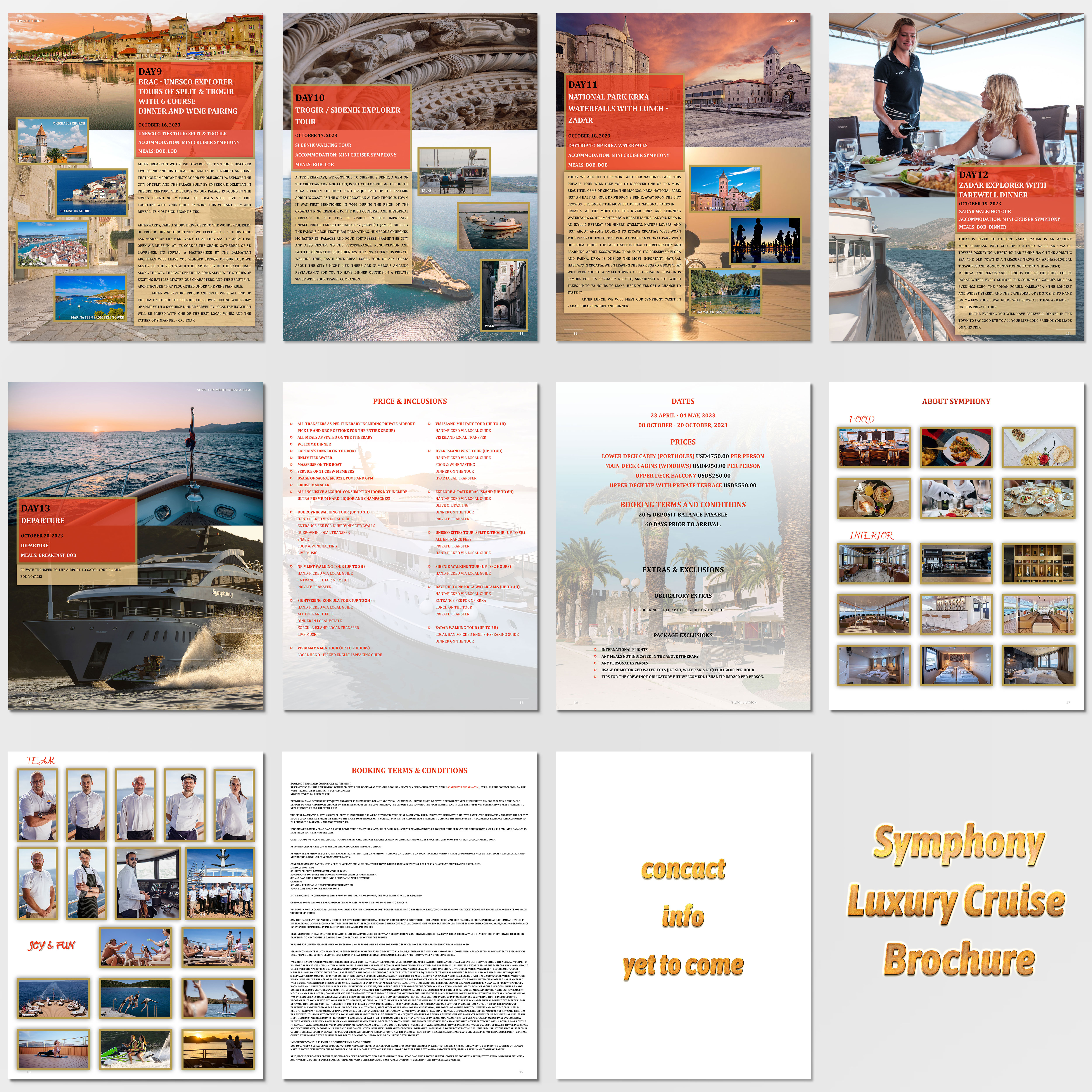 Brochure Design by PA L for Via Tours Croatia | Design #29610887