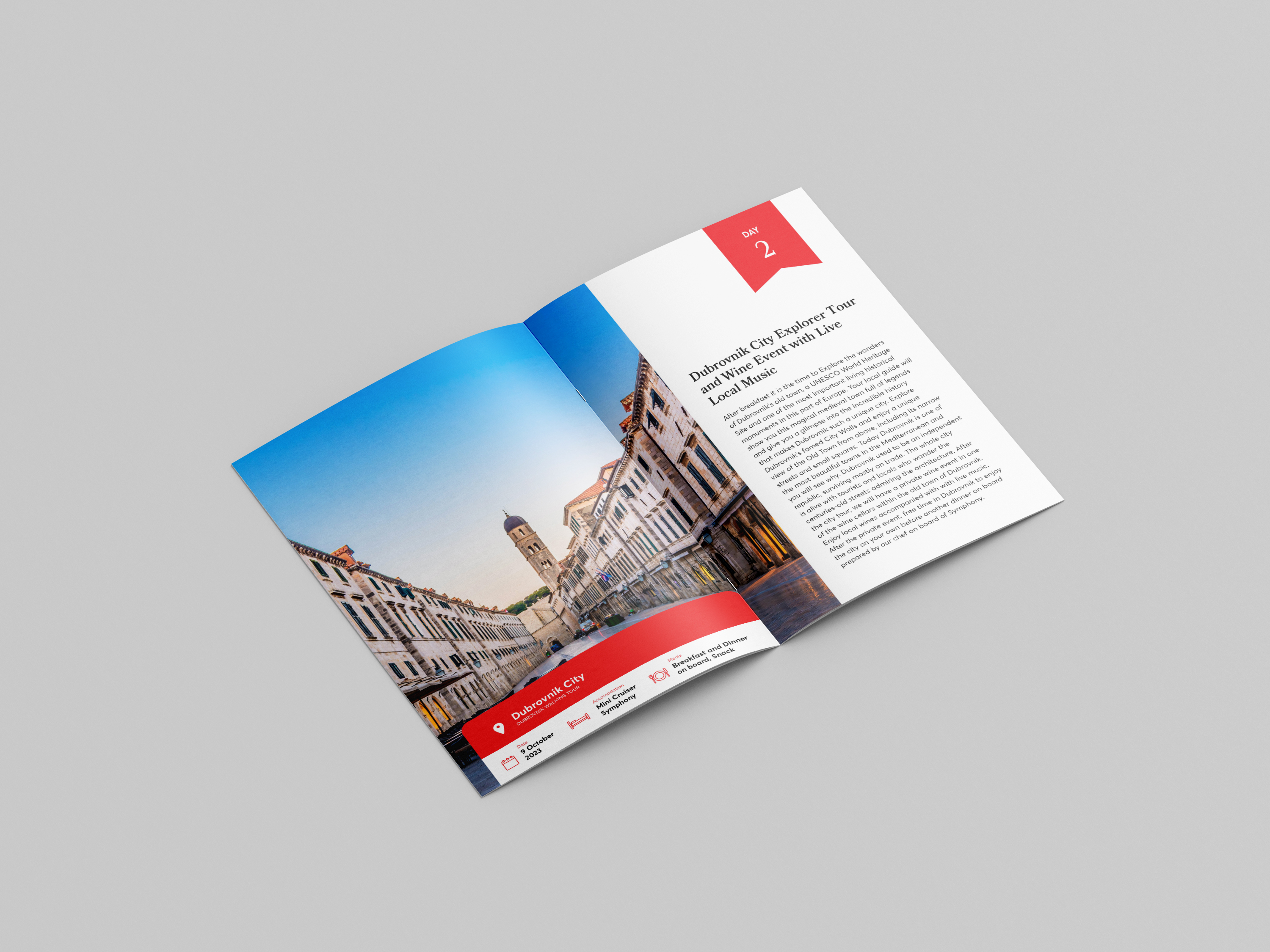 Design de Brochure par orkeny toria pour Via Tours Croatia | Design #29592965