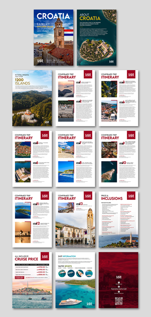 Design de Brochure par debdesign pour Via Tours Croatia | Design : #29578530