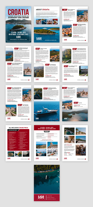 Design de Brochure par debdesign pour Via Tours Croatia | Design : #29578531