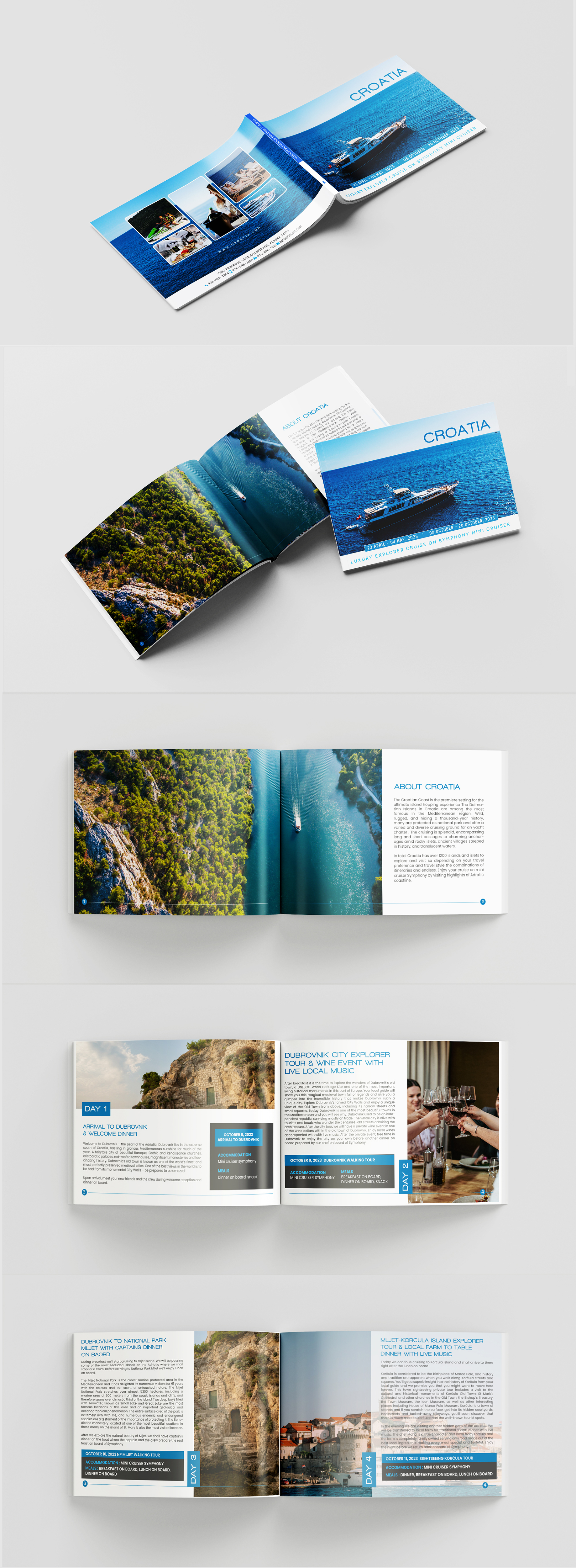 Design de Brochure par chandrayaan.creative pour Via Tours Croatia | Design #29577650