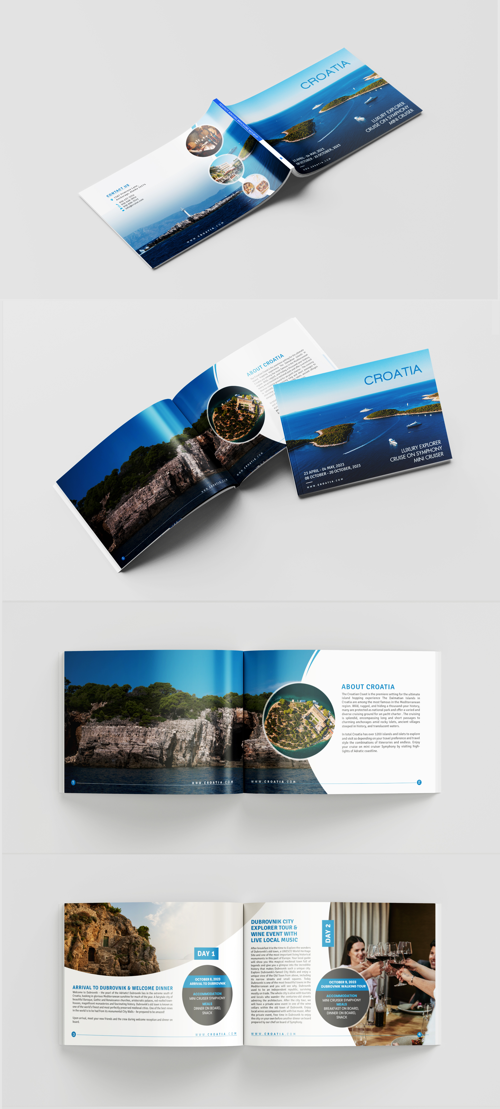Design de Brochure par chandrayaan.creative pour Via Tours Croatia | Design #29578706