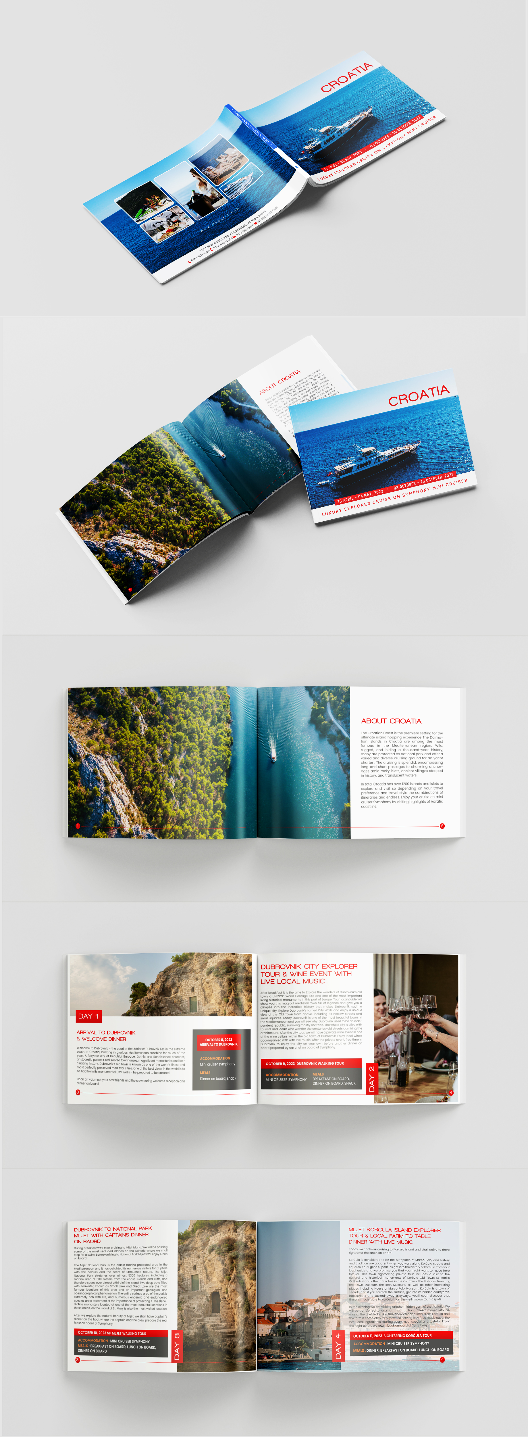 Brochure Design by chandrayaan.creative for Via Tours Croatia | Design #29591172
