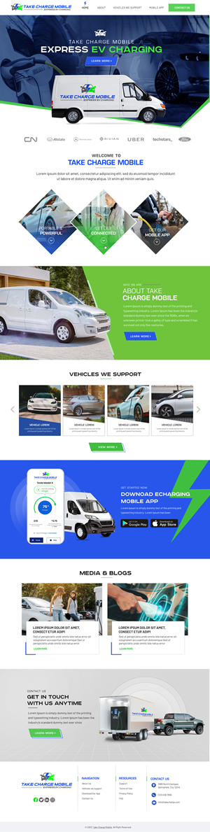 Web Design by Blue Sparrow for this project | Design: #29586752