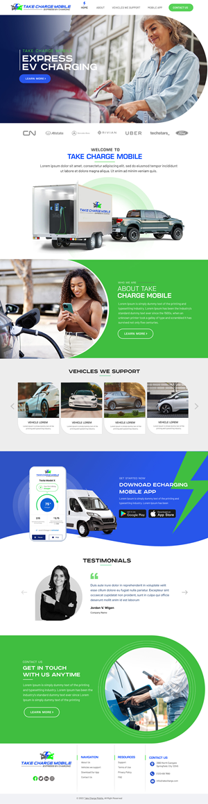 Web Design by Blue Sparrow for this project | Design: #29588150