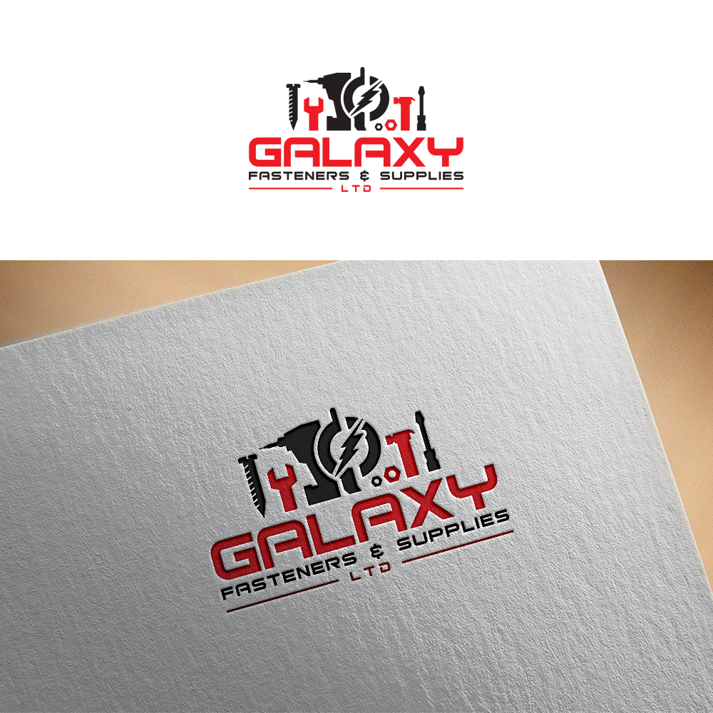 Logo Design by RA-bica for Galaxy Fasteners & Supplies Limited | Design #29610347