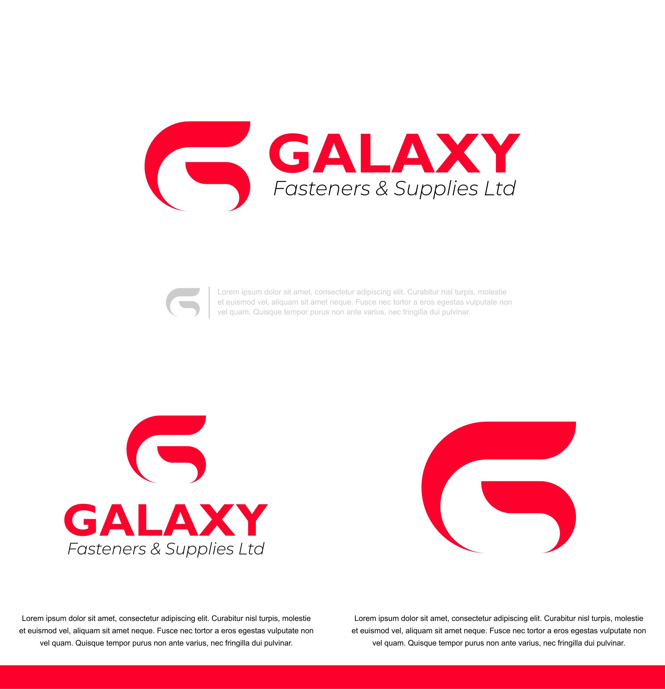 Logo Design by Bayu sugara for Galaxy Fasteners & Supplies Limited | Design #30750754
