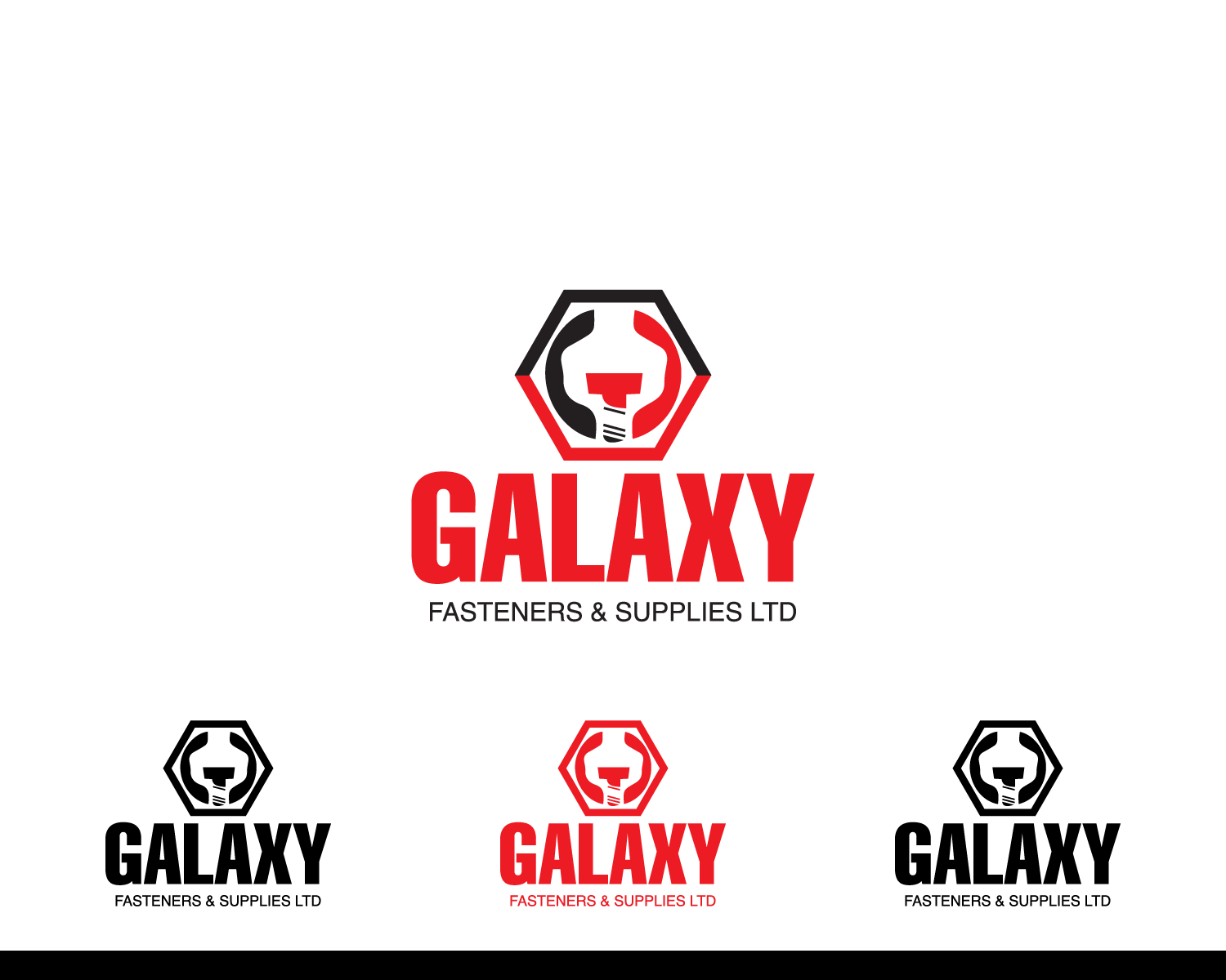 Logo Design by Mr Designer for Galaxy Fasteners & Supplies Limited | Design #29588635