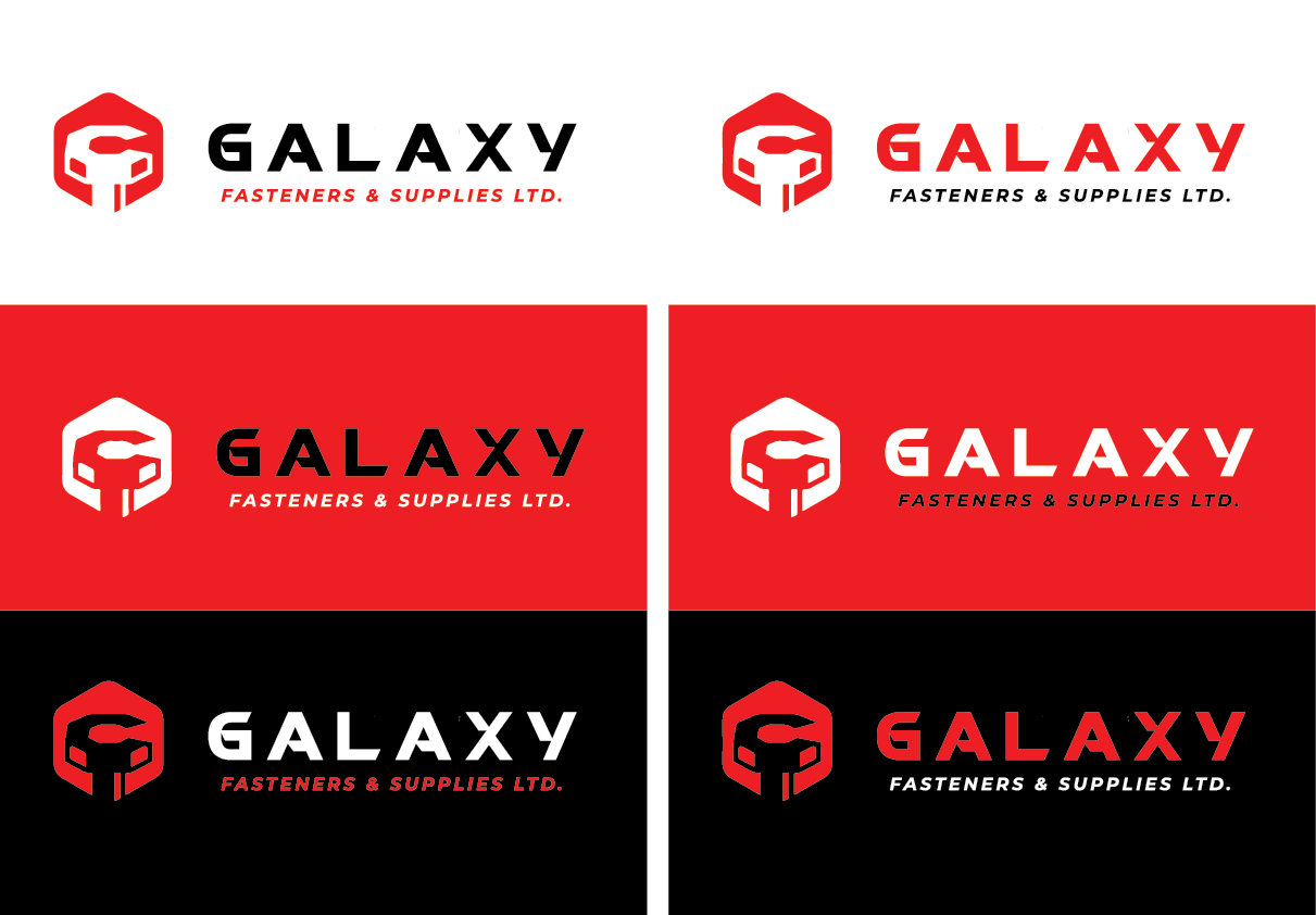 Logo-Design von zrexreka für Galaxy Fasteners & Supplies Limited | Design #30778983