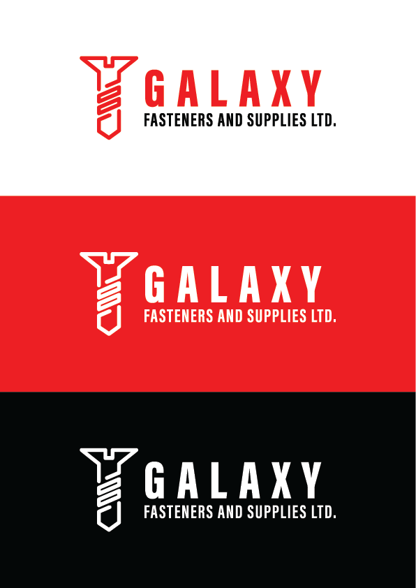 Diseño de Logo por zrexreka para Galaxy Fasteners & Supplies Limited | Diseño: #30894273