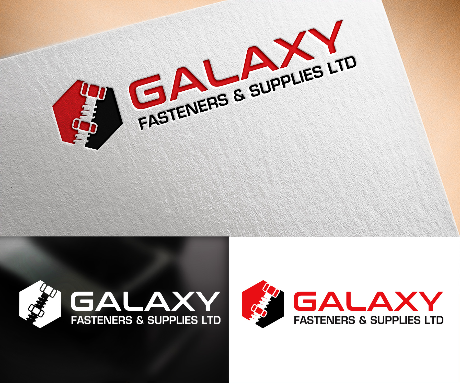 Logo Design by Vishak vasu for Galaxy Fasteners & Supplies Limited | Design #30778522