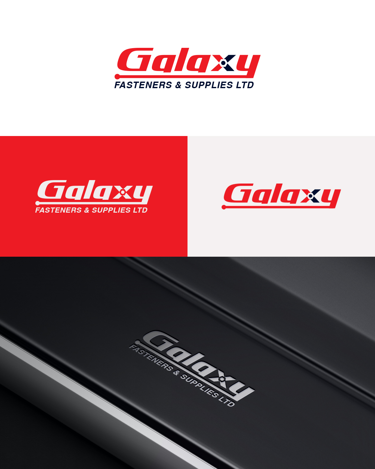 Logo Design by Maxo-Biz for Galaxy Fasteners & Supplies Limited | Design #30735694