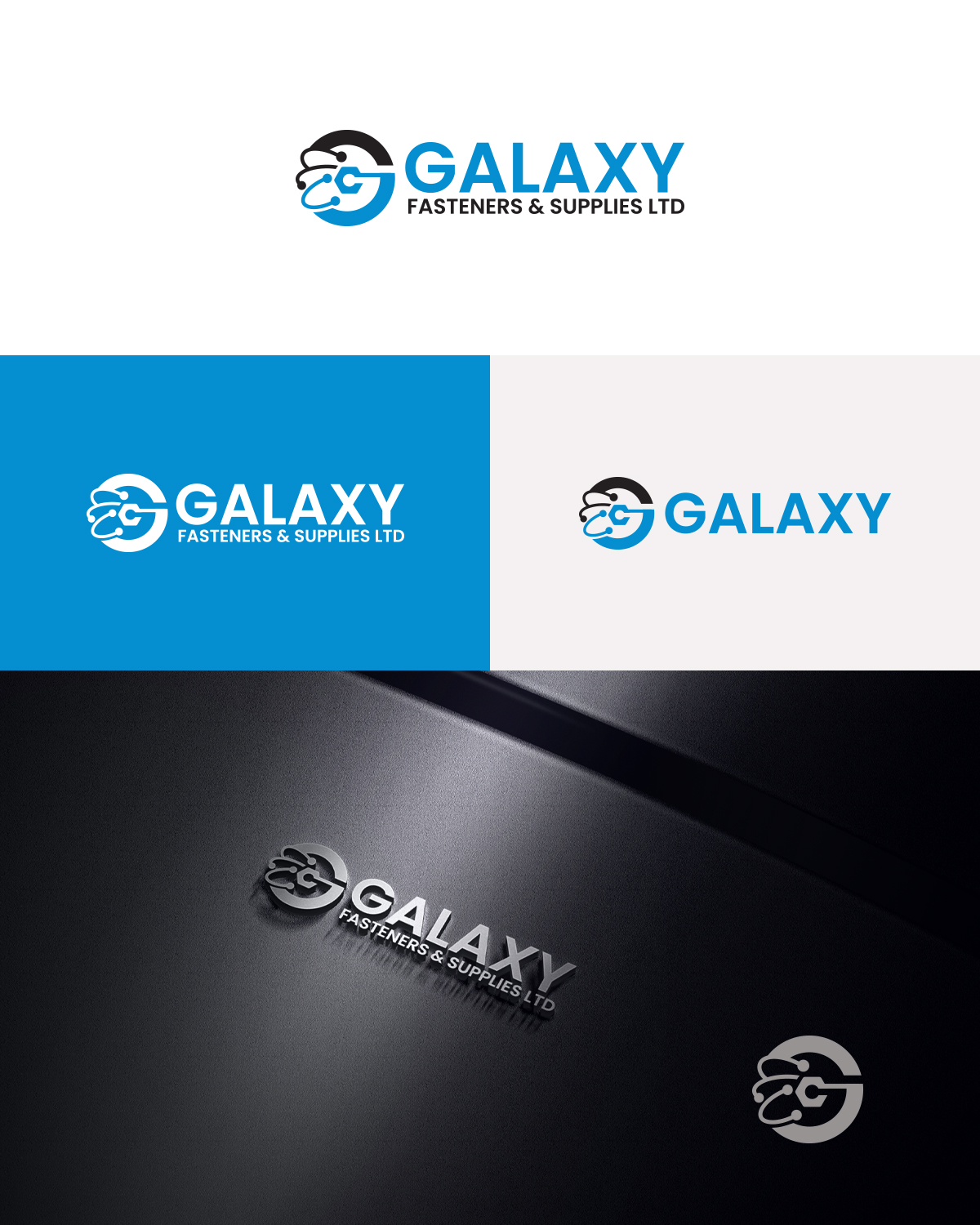Logo Design by Maxo-Biz for Galaxy Fasteners & Supplies Limited | Design #30735695