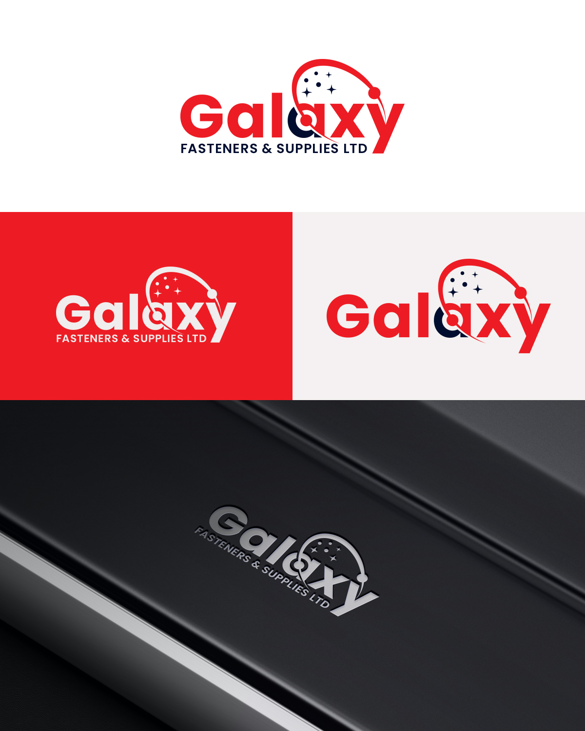 Logo Design by Maxo-Biz for Galaxy Fasteners & Supplies Limited | Design #30862728