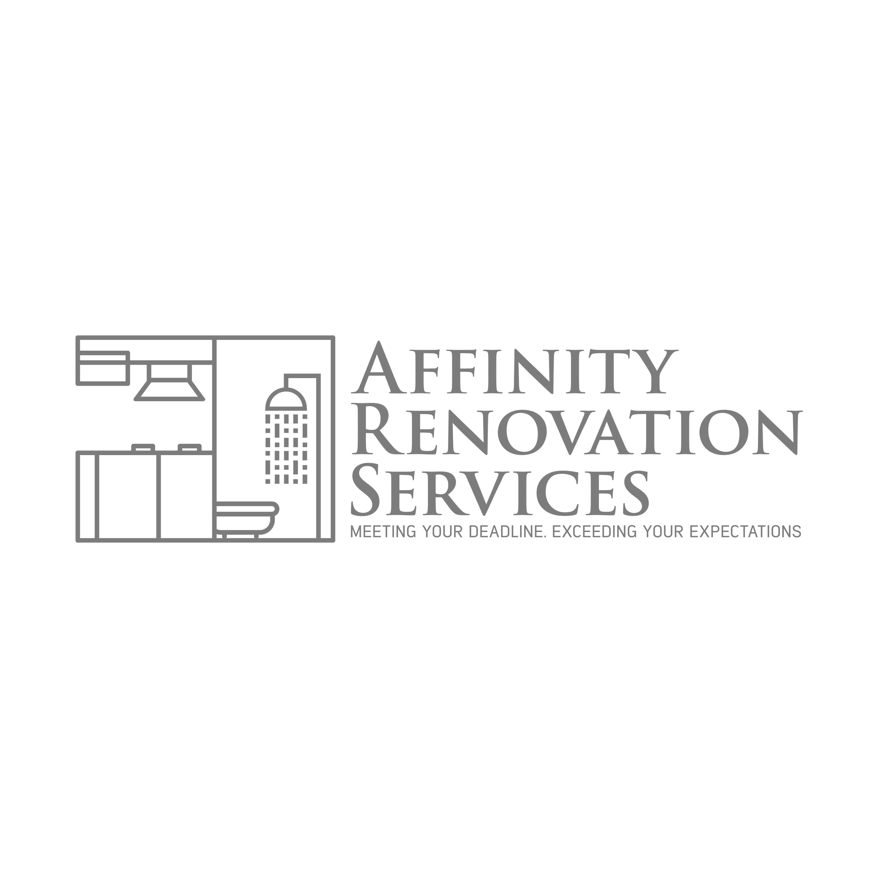 Diseño de Logo por Artistbyte para Affinity Renovation Services | Diseño #29618606