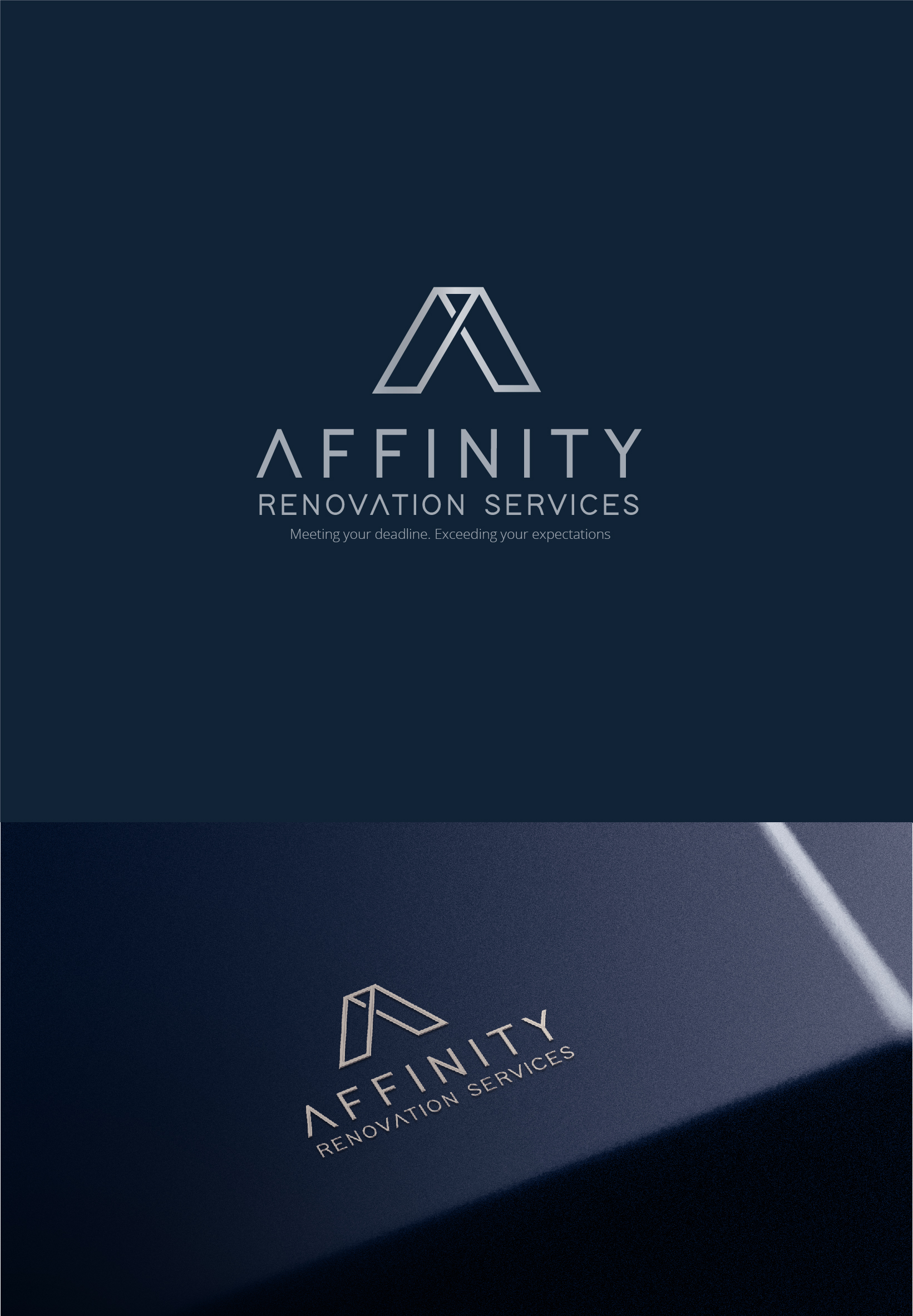 Logo-Design von RikoAji für Affinity Renovation Services | Design: #29603247