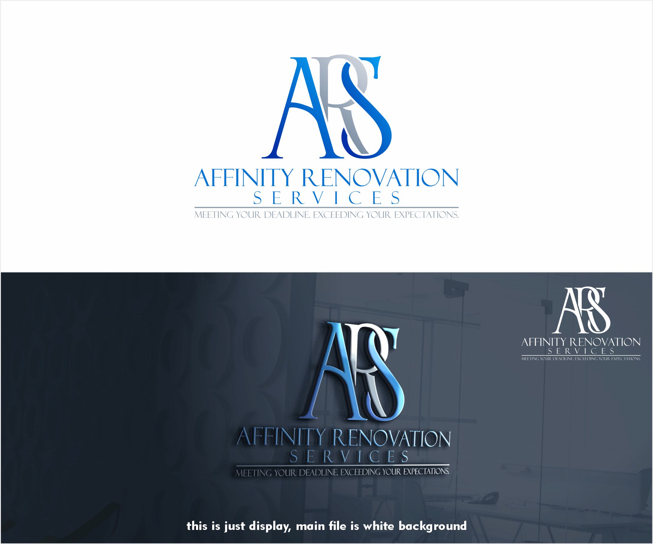 Logo Design by alkaline for Affinity Renovation Services | Design #29585900