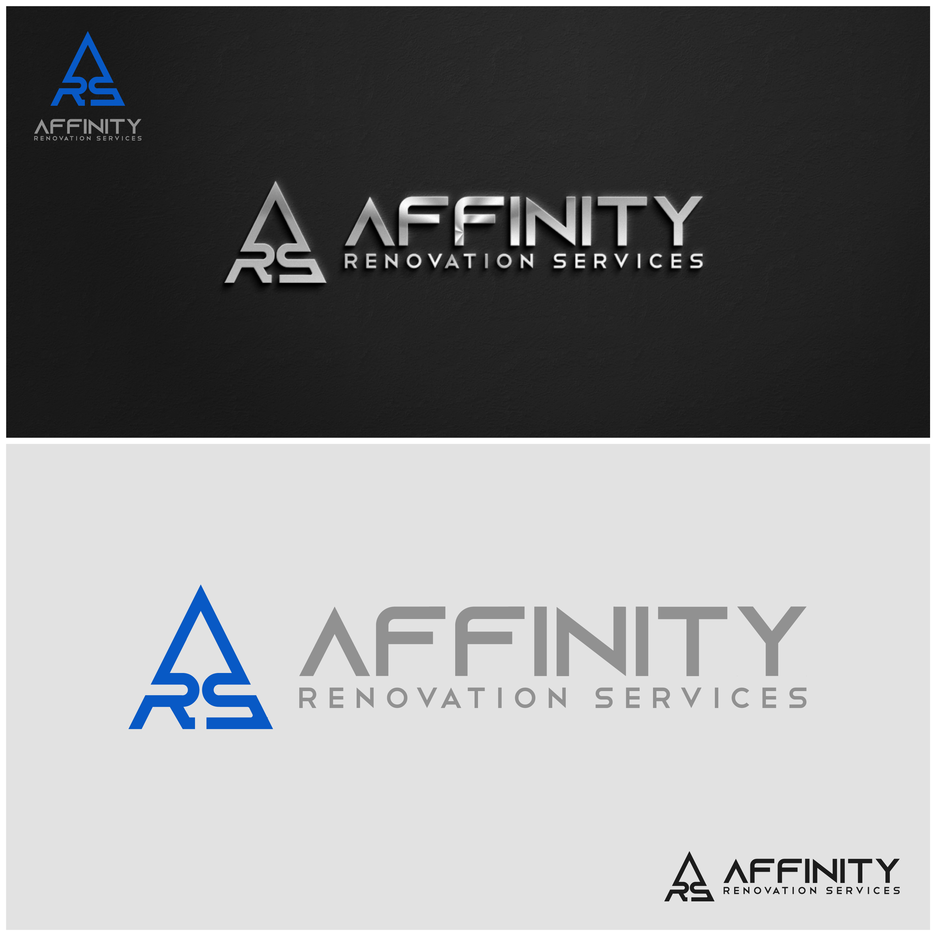 Logo Design by ICKE for Affinity Renovation Services | Design #29617834