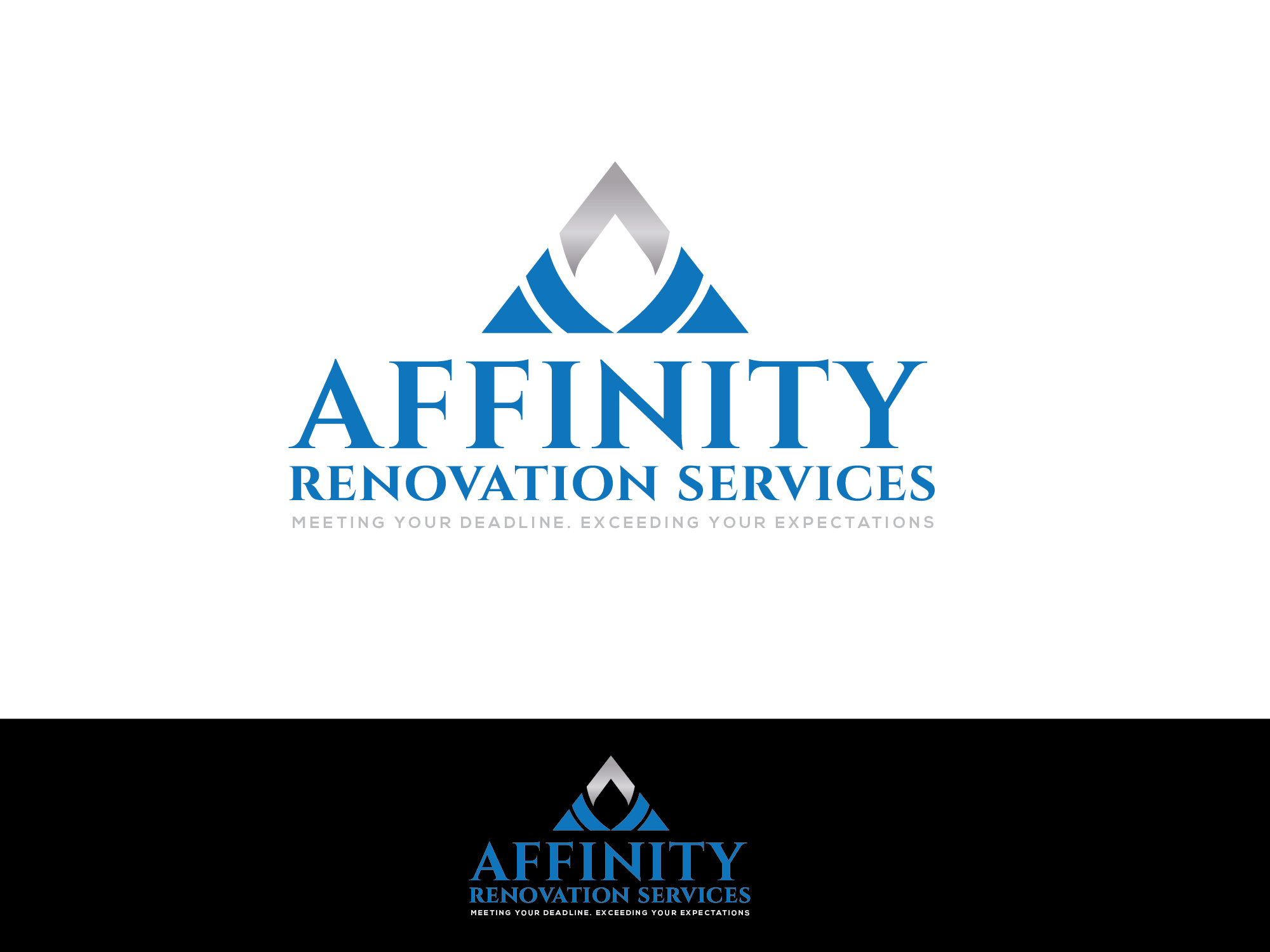 Logo-Design von renderman für Affinity Renovation Services | Design #29585911