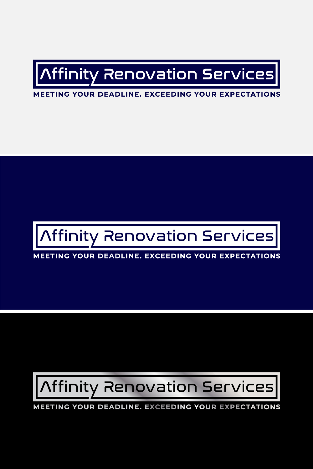 Logo Design by AHNAF_S for Affinity Renovation Services | Design #29585439