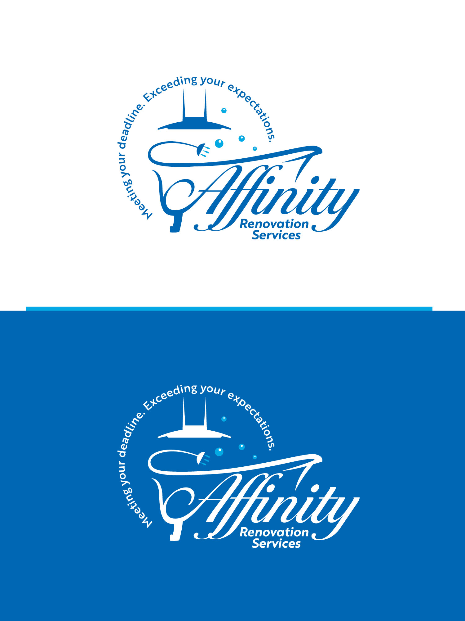 Logo-Design von Logo bud design für Affinity Renovation Services | Design #29587790