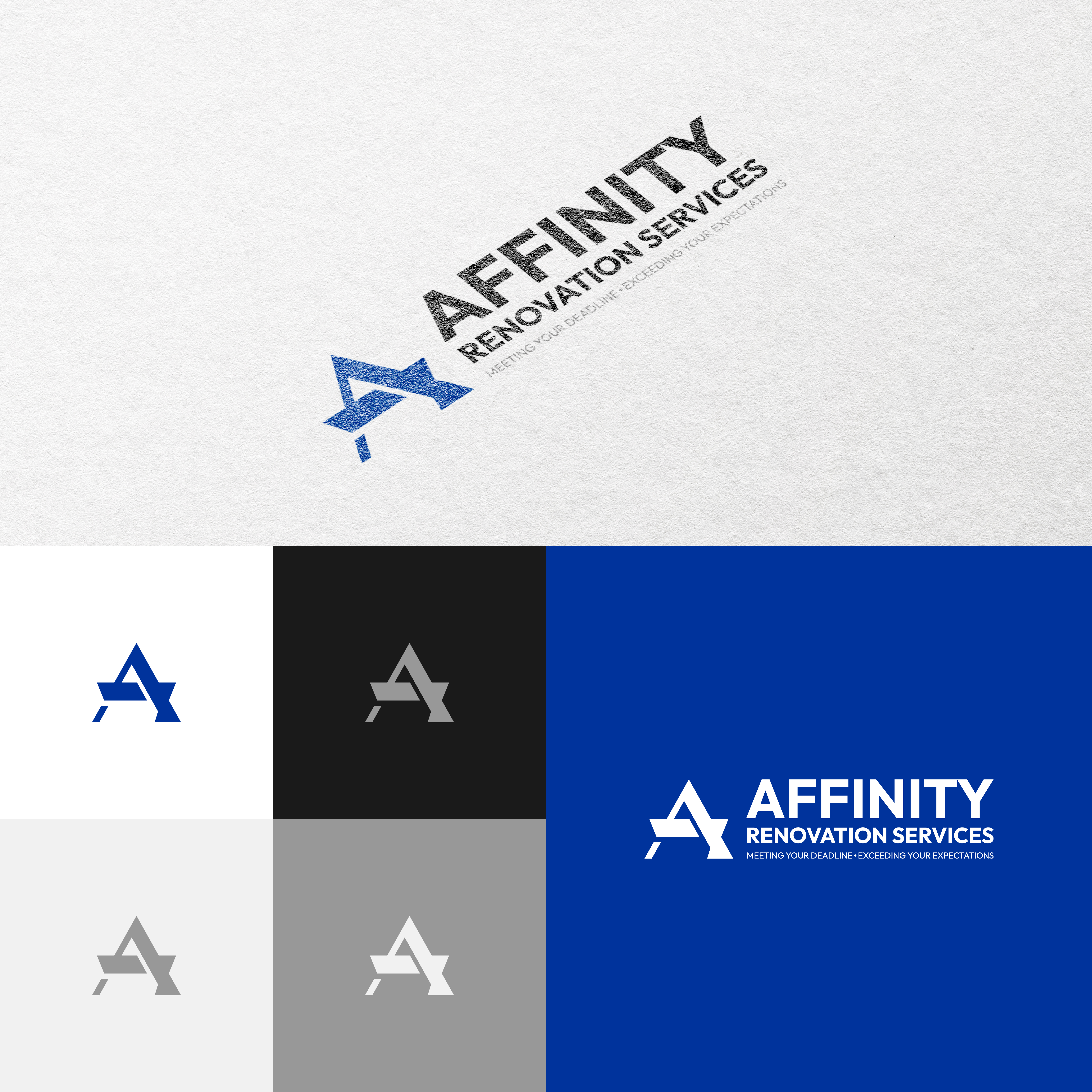 Logo Design by A.R.D.P for Affinity Renovation Services | Design #29614014