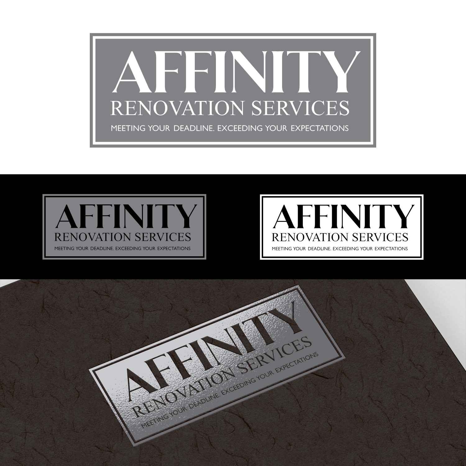Logo Design by Fendr for Affinity Renovation Services | Design #29613508