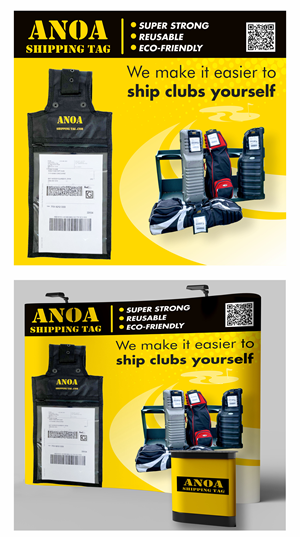 Trade Show Booth Design by ucuame for ANOA SHIPPING TAG | Design: #29596359