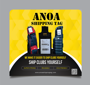 Trade Show Booth Design by alex989 for ANOA SHIPPING TAG | Design: #29597154