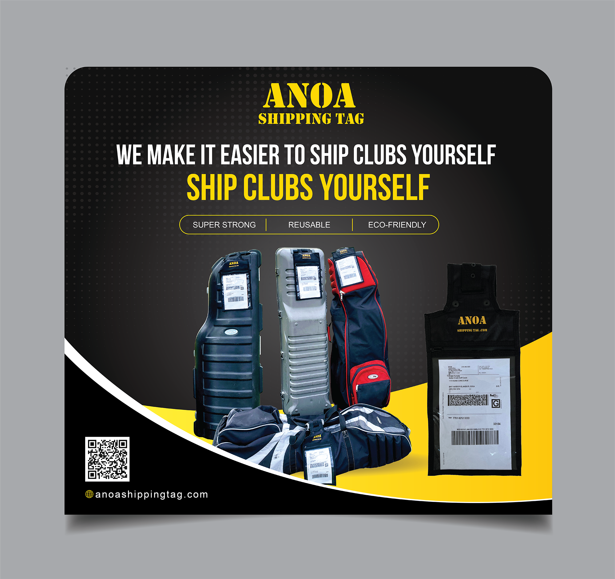 Design de Stand d'Exposition par alex989 pour ANOA SHIPPING TAG | Design #29597360