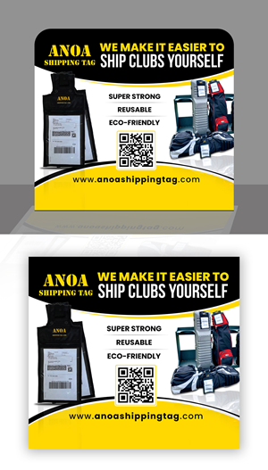 Trade Show Booth Design by debdesign for ANOA SHIPPING TAG | Design: #29591295