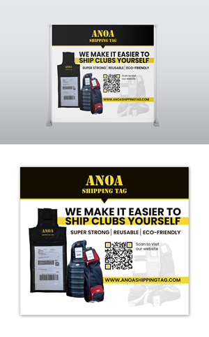 Trade Show Booth Design by debdesign for ANOA SHIPPING TAG | Design: #29593171