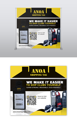 Trade Show Booth Design by debdesign for ANOA SHIPPING TAG | Design: #29593844